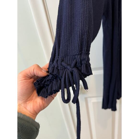 Free People we the free winter Sun tunic dress Blue Small - Picture 5 of 10